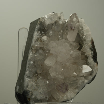 XL Starburst Phantom Amethyst, Calcit, Hämatit auf Matrix Streep Mine Namibia 96*72*41mm #14505