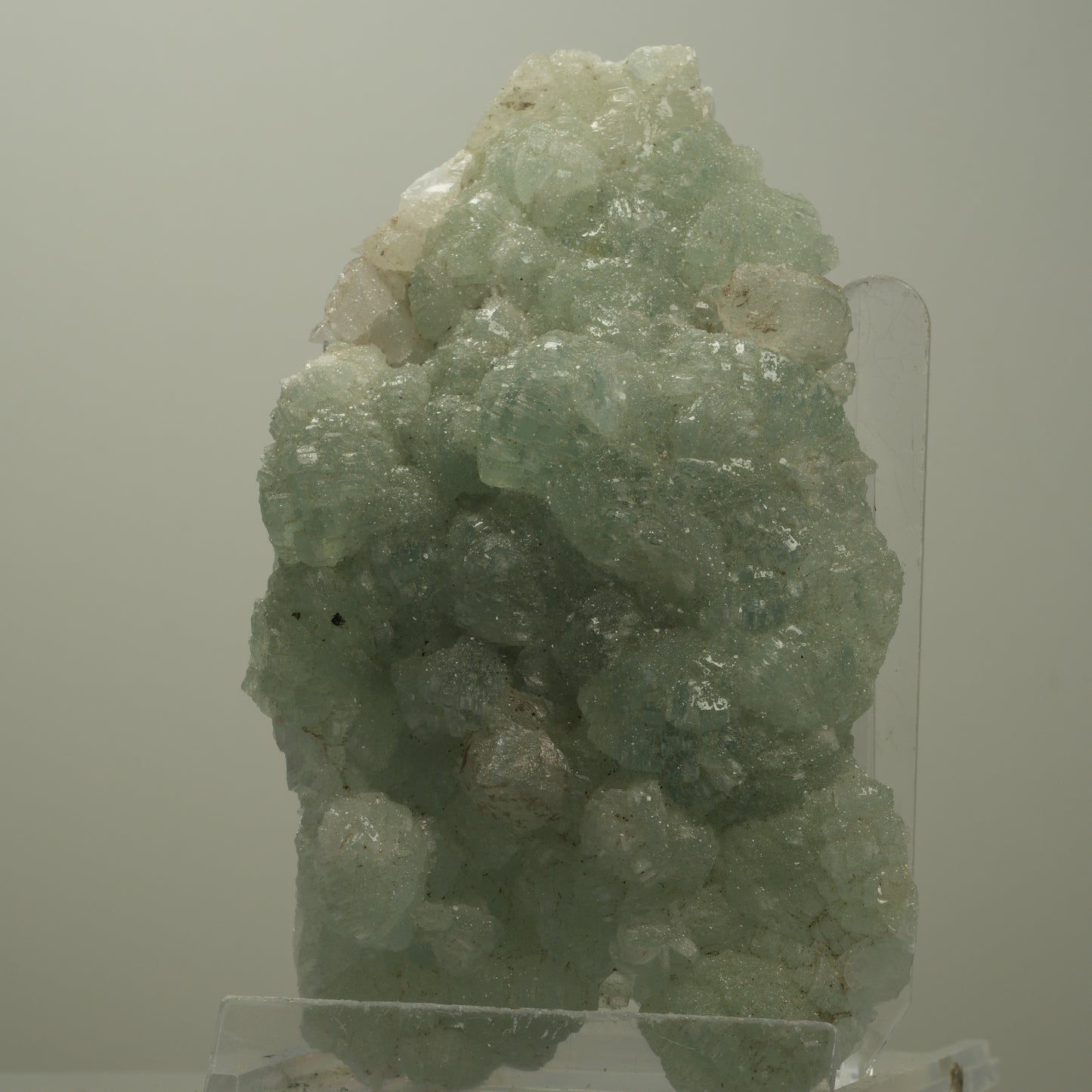 Große Prehnit, Calcit, Epidot Stufe Streep Mine, Goboboseb, Namibia 109*61*23mm #14506
