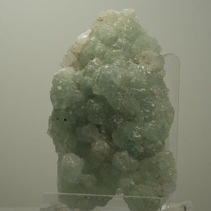 Große Prehnit, Calcit, Epidot Stufe Streep Mine, Goboboseb, Namibia 109*61*23mm #14506