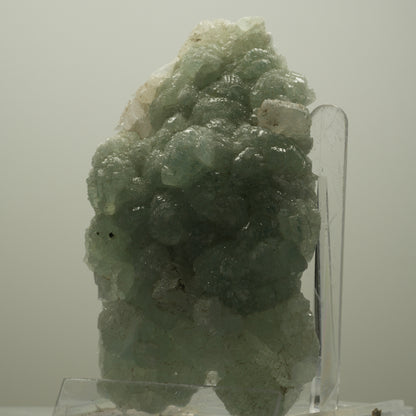 Große Prehnit, Calcit, Epidot Stufe Streep Mine, Goboboseb, Namibia 109*61*23mm #14506