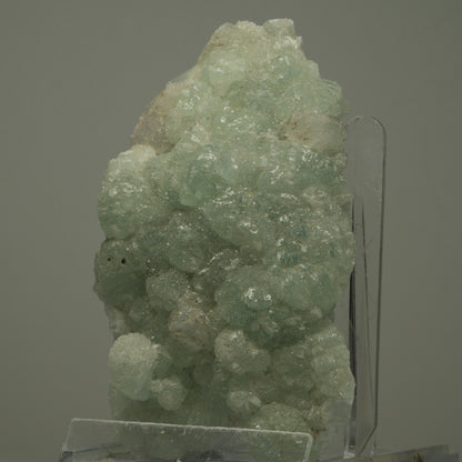 Große Prehnit, Calcit, Epidot Stufe Streep Mine, Goboboseb, Namibia 109*61*23mm #14506