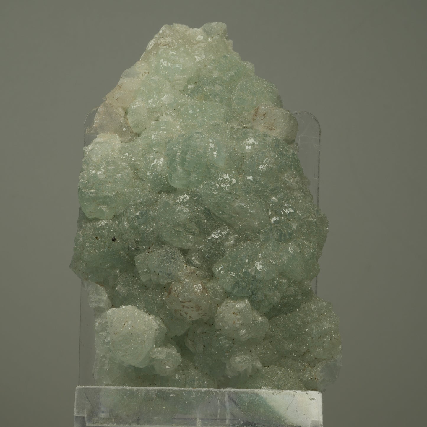 Große Prehnit, Calcit, Epidot Stufe Streep Mine, Goboboseb, Namibia 109*61*23mm #14506