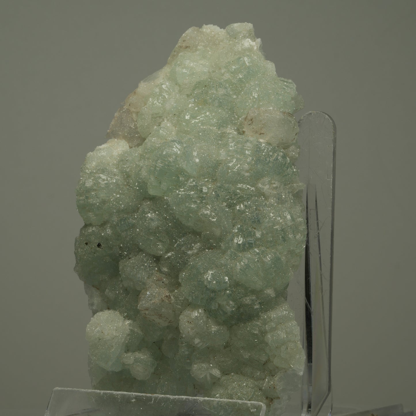 Große Prehnit, Calcit, Epidot Stufe Streep Mine, Goboboseb, Namibia 109*61*23mm #14506