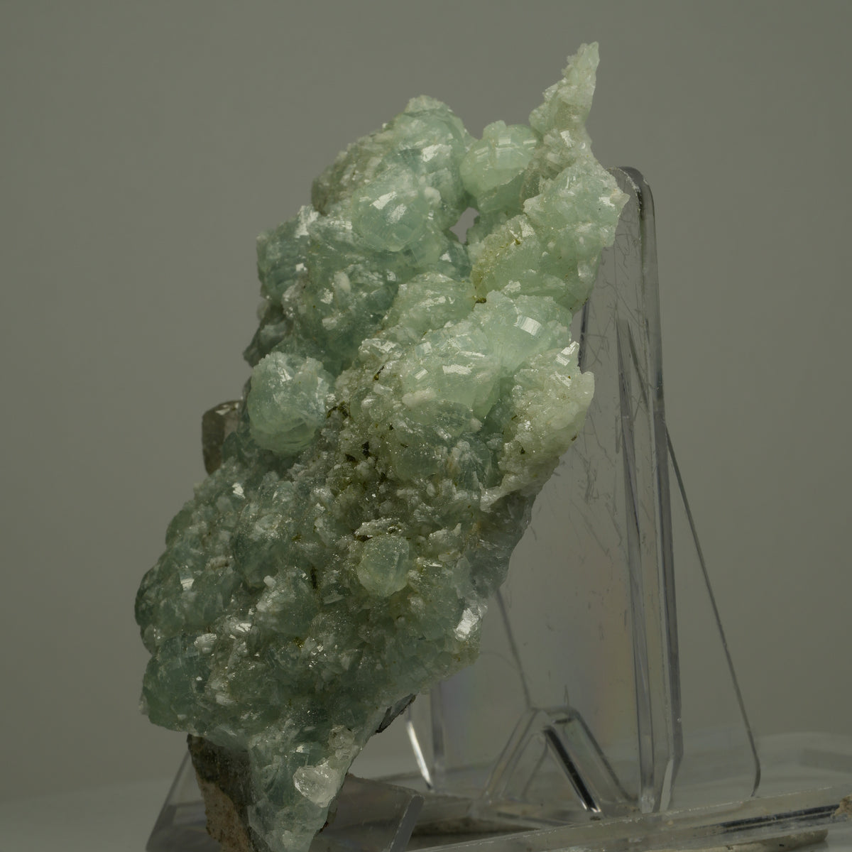 Große Prehnit, Calcit, Epidot Stufe Streep Mine, Goboboseb, Namibia 103*83*34mm #14507