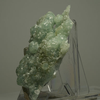 Große Prehnit, Calcit, Epidot Stufe Streep Mine, Goboboseb, Namibia 103*83*34mm #14507