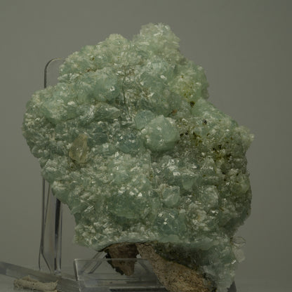 Große Prehnit, Calcit, Epidot Stufe Streep Mine, Goboboseb, Namibia 103*83*34mm #14507