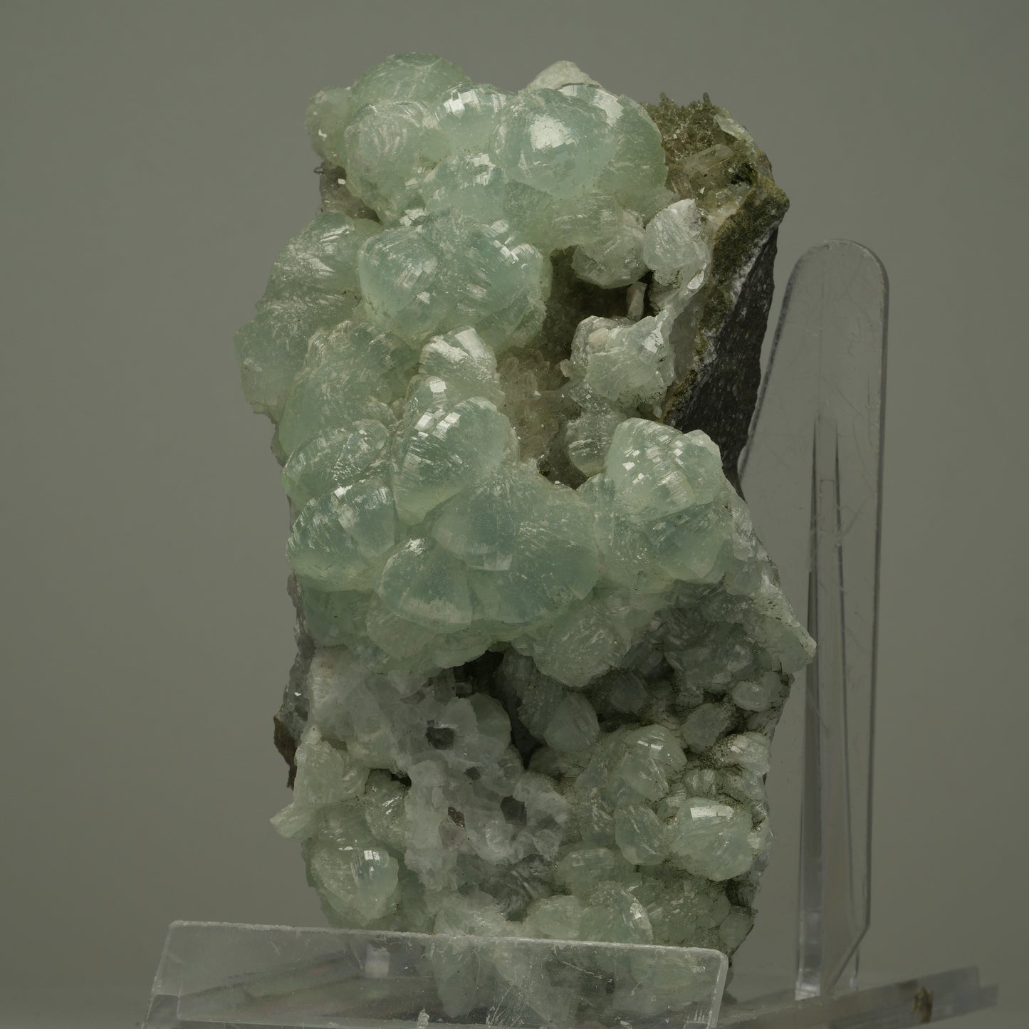 Große Starburst Quarz, Prehnit Epidot auf Matrix Streep Mine Namibia 102*57*53mm #14508