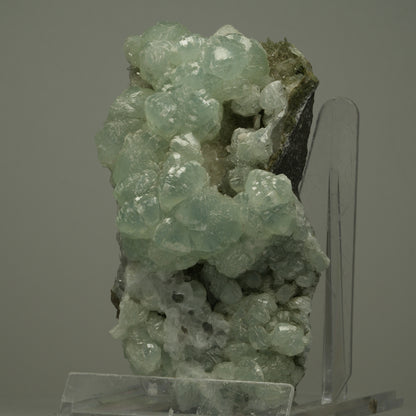 Große Starburst Quarz, Prehnit Epidot auf Matrix Streep Mine Namibia 102*57*53mm #14508