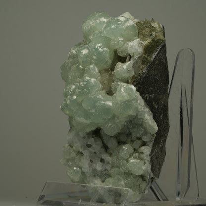 Große Starburst Quarz, Prehnit Epidot auf Matrix Streep Mine Namibia 102*57*53mm #14508