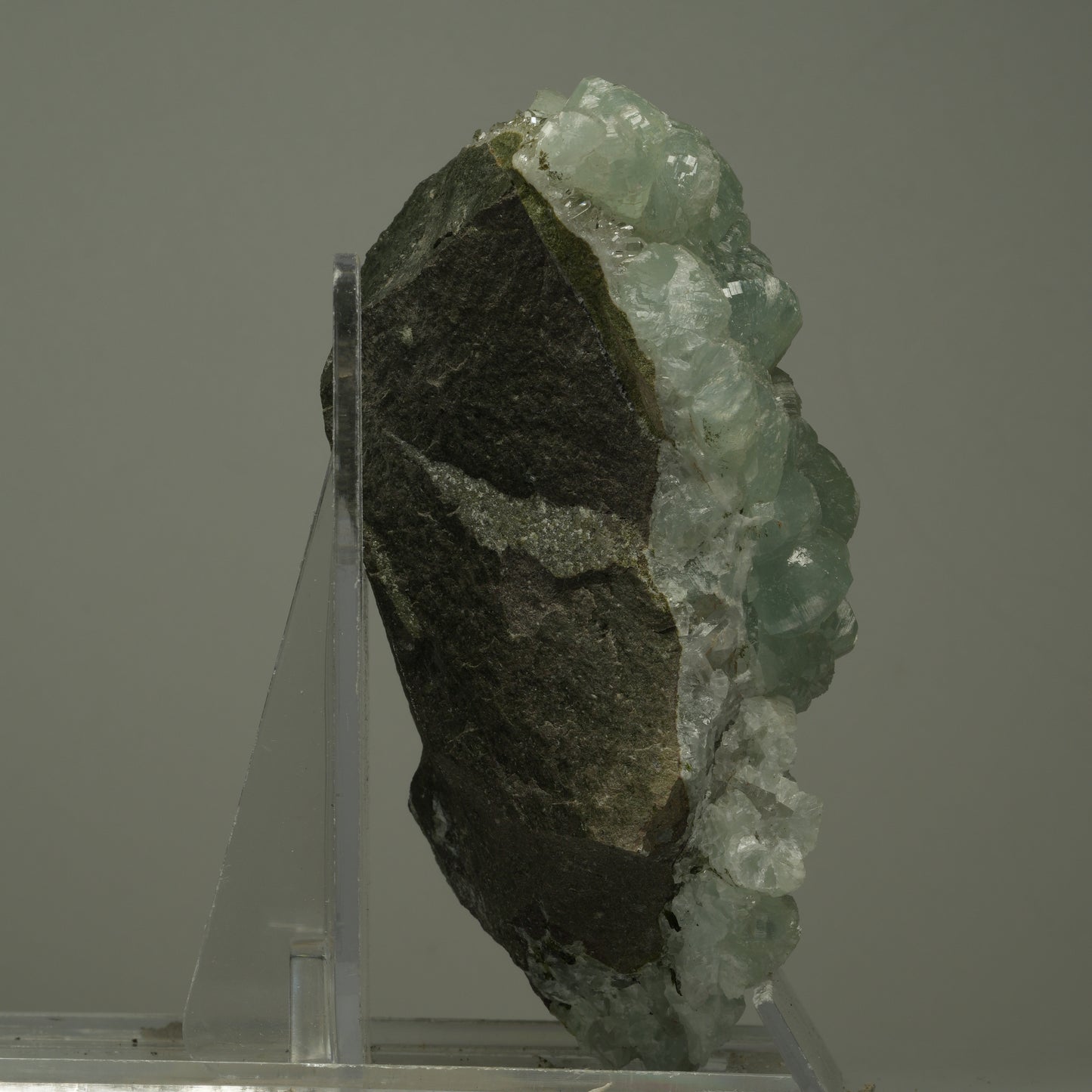 Große Starburst Quarz, Prehnit Epidot auf Matrix Streep Mine Namibia 102*57*53mm #14508