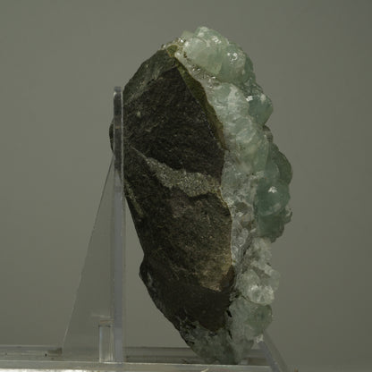 Große Starburst Quarz, Prehnit Epidot auf Matrix Streep Mine Namibia 102*57*53mm #14508
