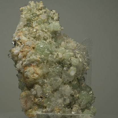 XL Starburst Quarz, Analcim, Prehnit, Epidot auf Matrix Streep Mine Namibia 124*73*36mm #14511