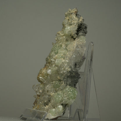XL Starburst Quarz, Analcim, Prehnit, Epidot auf Matrix Streep Mine Namibia 124*73*36mm #14511