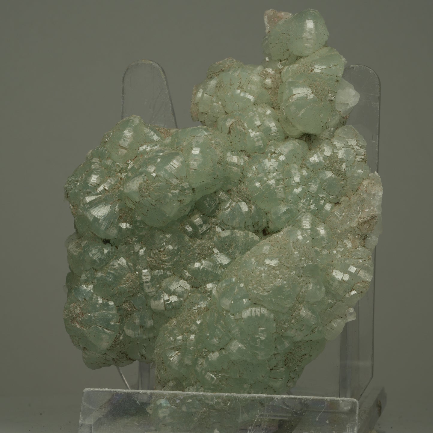 Große Prehnit, Epidot Stufe Streep Mine, Goboboseb, Namibia 106*73*29mm #14512