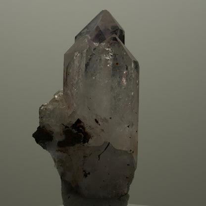 Enhydro Phantom Amethyst Gruppe, Analcim, Hämatit, 1x Blase Streep Mine Namibia 67*33*29mm #14514