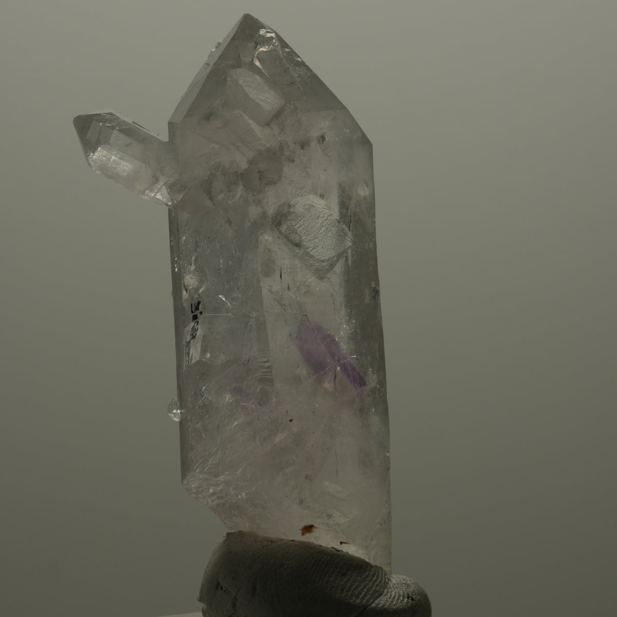 Phantom Skelett Amethyst mit Analcim, Epidot Streep Mine, Namibia 68*34*16mm #14515