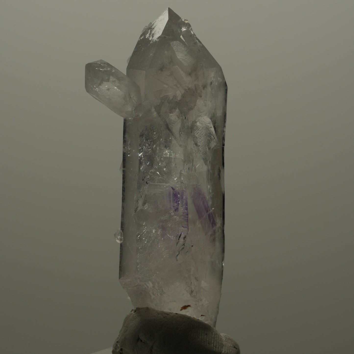 Phantom Skelett Amethyst mit Analcim, Epidot Streep Mine, Namibia 68*34*16mm #14515