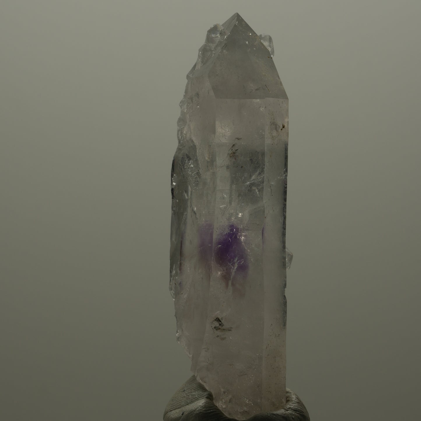 Phantom Skelett Amethyst mit Analcim, Epidot Streep Mine, Namibia 68*34*16mm #14515