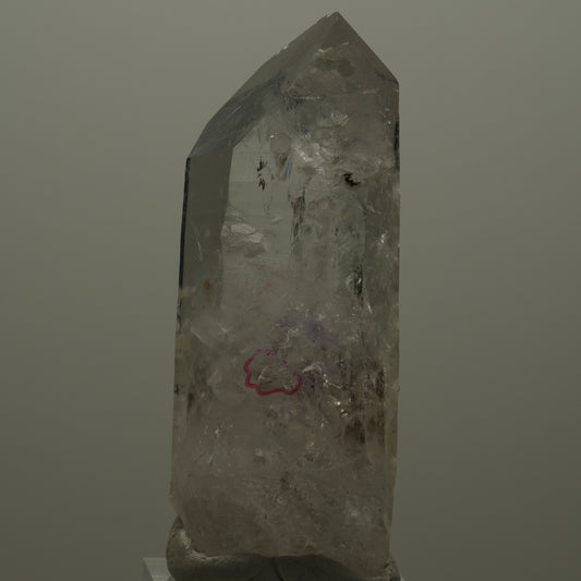 Enhydro Lemurian Phantom Amethyst mit Prehnit, Epidot, 1x Blase Streep Mine, Namibia 68*26*22mm #14516