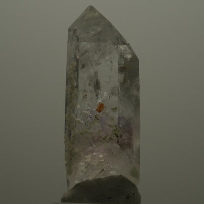 Enhydro Lemurian Phantom Amethyst mit Prehnit, Epidot, 1x Blase Streep Mine, Namibia 68*26*22mm #14516