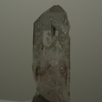 Enhydro Lemurian Phantom Amethyst mit Prehnit, Epidot, 1x Blase Streep Mine, Namibia 68*26*22mm #14516