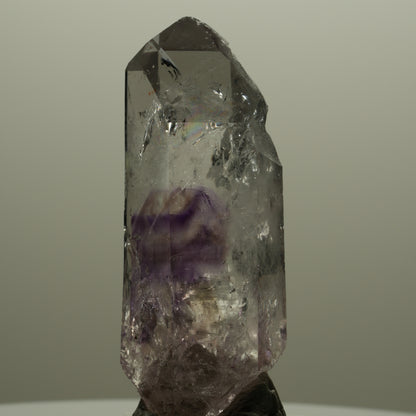 Phantom Amethyst mit Analcim, Prehnit, Hämatit Streep Mine, Goboboseb, Namibia 67*25*20mm #14517