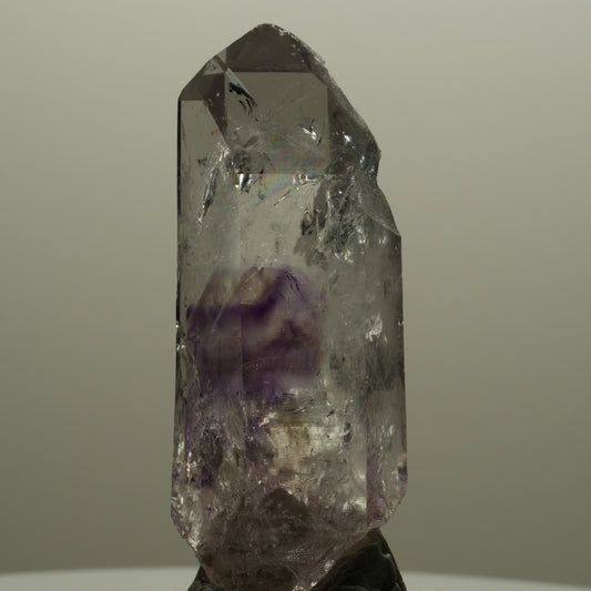 Phantom Amethyst mit Analcim, Prehnit, Hämatit Streep Mine, Goboboseb, Namibia 67*25*20mm #14517