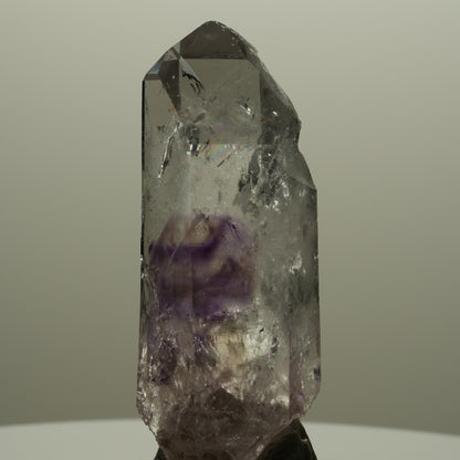Phantom Amethyst mit Analcim, Prehnit, Hämatit Streep Mine, Goboboseb, Namibia 67*25*20mm #14517