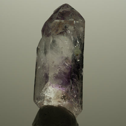 Phantom Amethyst mit Analcim, Prehnit, Hämatit Streep Mine, Goboboseb, Namibia 67*25*20mm #14517