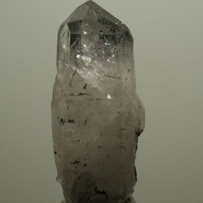 Harlekin Skelett Phantom Amethyst mit Epidot Streep Mine, Namibia 71*31*27mm #14518