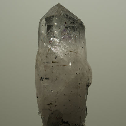 Harlekin Skelett Phantom Amethyst mit Epidot Streep Mine, Namibia 71*31*27mm #14518