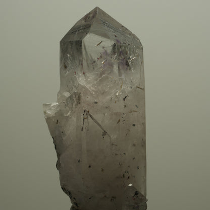 Harlekin Skelett Phantom Amethyst mit Epidot Streep Mine, Namibia 71*31*27mm #14518