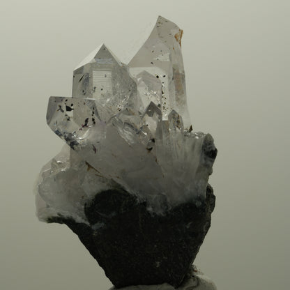 Harlekin Lemurian Phantom Amethyst mit Epidot Streep Mine, Namibia 56*46*31mm #14519
