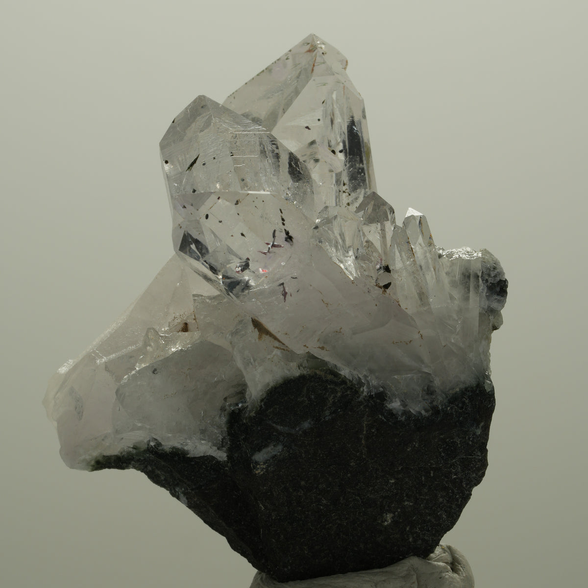 Harlekin Lemurian Phantom Amethyst mit Epidot Streep Mine, Namibia 56*46*31mm #14519