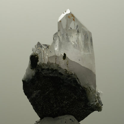 Harlekin Lemurian Phantom Amethyst mit Epidot Streep Mine, Namibia 56*46*31mm #14519