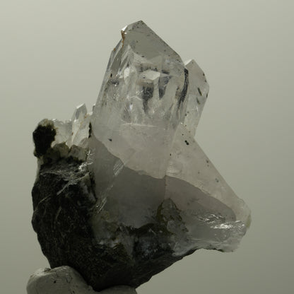 Harlekin Lemurian Phantom Amethyst mit Epidot Streep Mine, Namibia 56*46*31mm #14519