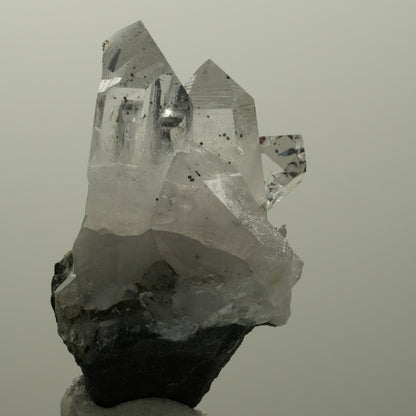 Harlekin Lemurian Phantom Amethyst mit Epidot Streep Mine, Namibia 56*46*31mm #14519