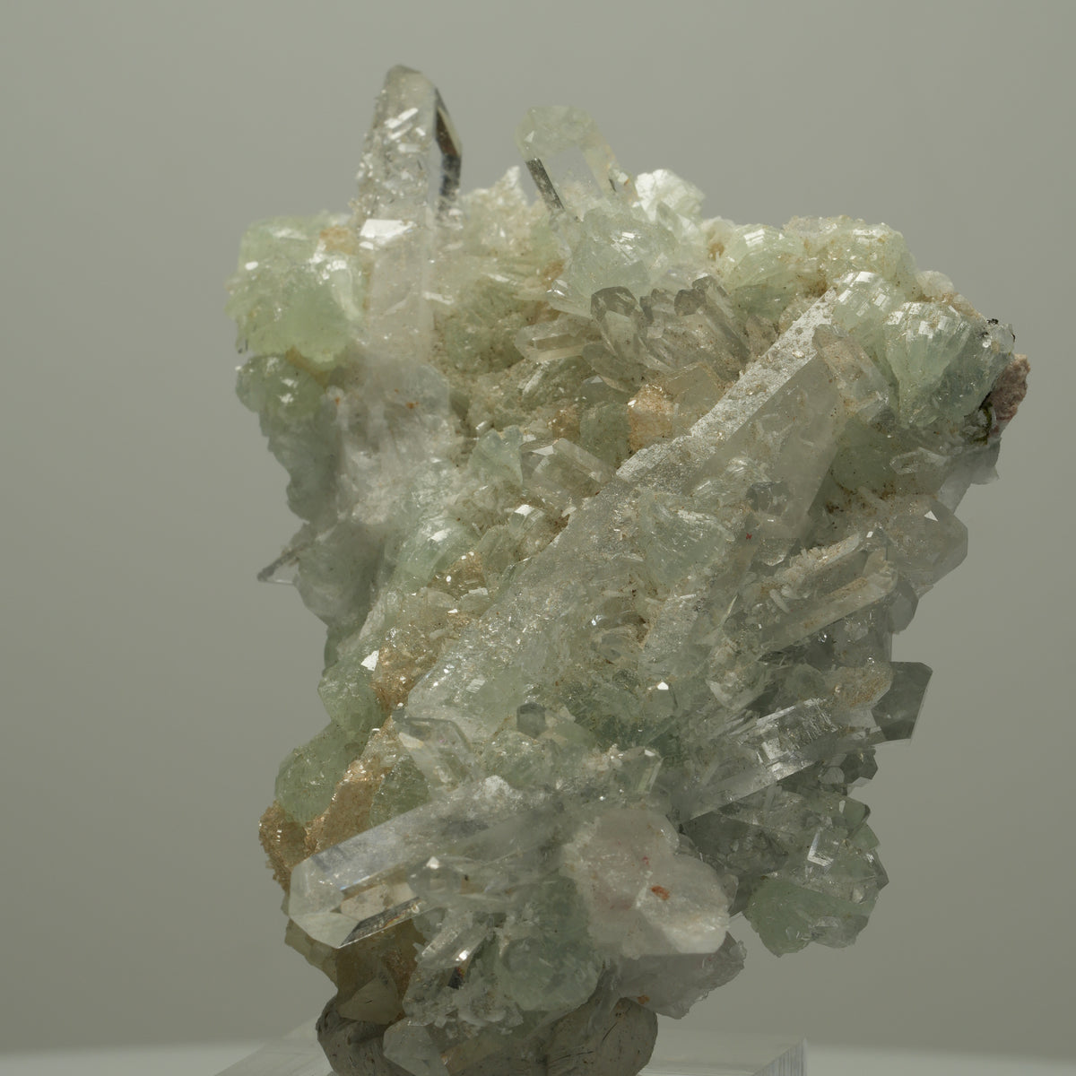 Starburst Quarz, Prehnit, Epidot auf Matrix Streep Mine, Namibia 68*51*28mm #14520