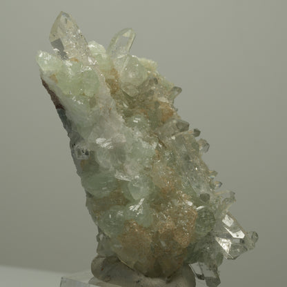 Starburst Quarz, Prehnit, Epidot auf Matrix Streep Mine, Namibia 68*51*28mm #14520