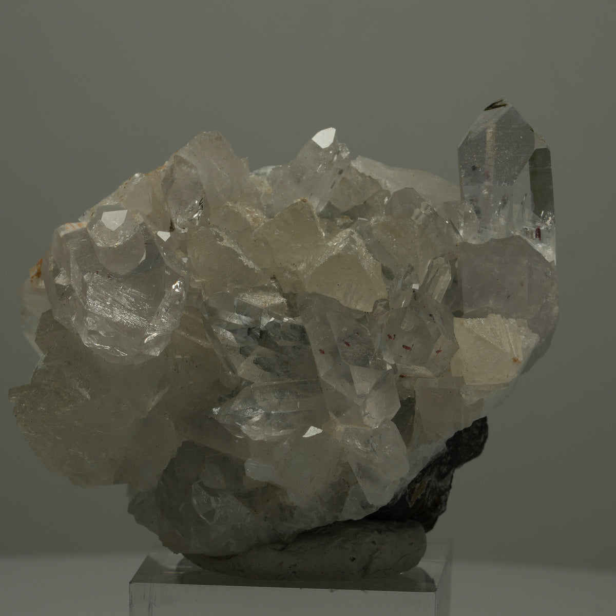 Harlekin Quarz, Calcit, Epidot auf Matrix Streep Mine, Goboboseb, Namibia 60*39*37mm #14521