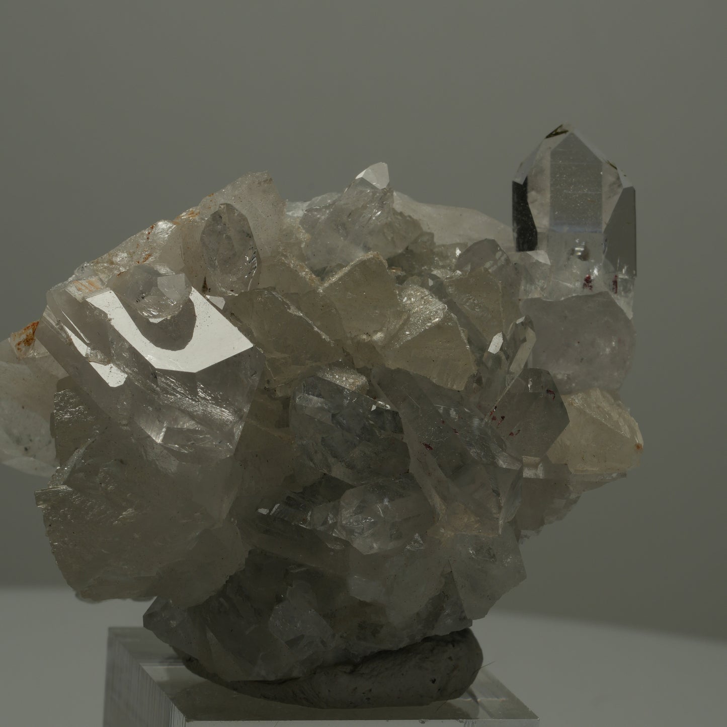 Harlekin Quarz, Calcit, Epidot auf Matrix Streep Mine, Goboboseb, Namibia 60*39*37mm #14521