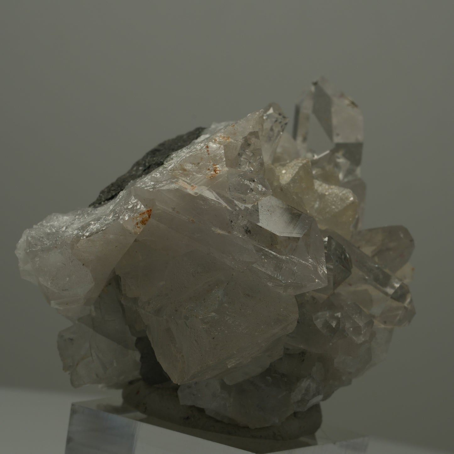 Harlekin Quarz, Calcit, Epidot auf Matrix Streep Mine, Goboboseb, Namibia 60*39*37mm #14521