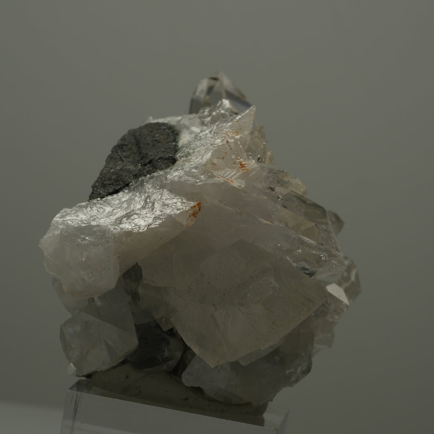 Harlekin Quarz, Calcit, Epidot auf Matrix Streep Mine, Goboboseb, Namibia 60*39*37mm #14521