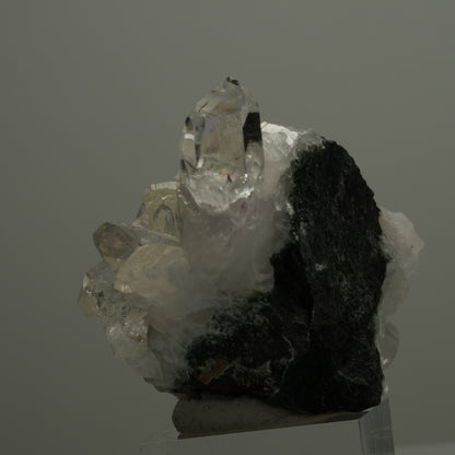 Harlekin Quarz, Calcit, Epidot auf Matrix Streep Mine, Goboboseb, Namibia 60*39*37mm #14521