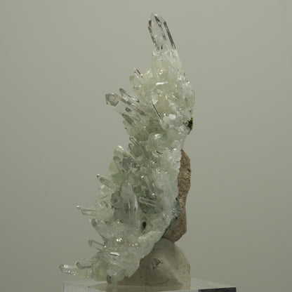 Starburst Quarz, Prehnit, Analcim auf Matrix Streep Mine, Namibia 62*28*27mm #14523