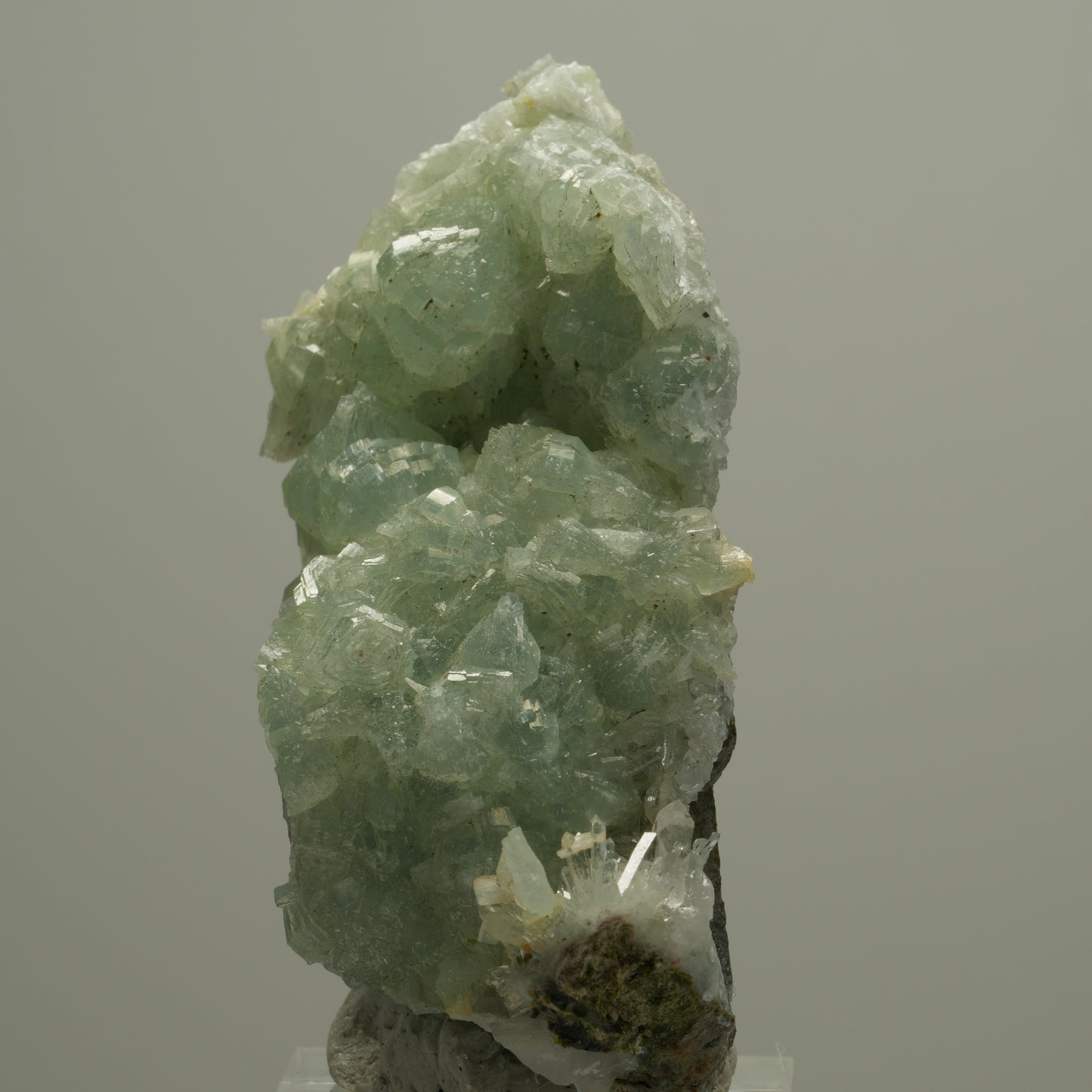 Starburst Quarz, Prehnit, Epidot auf Matrix Streep Mine, Namibia 69*40*28mm #14524