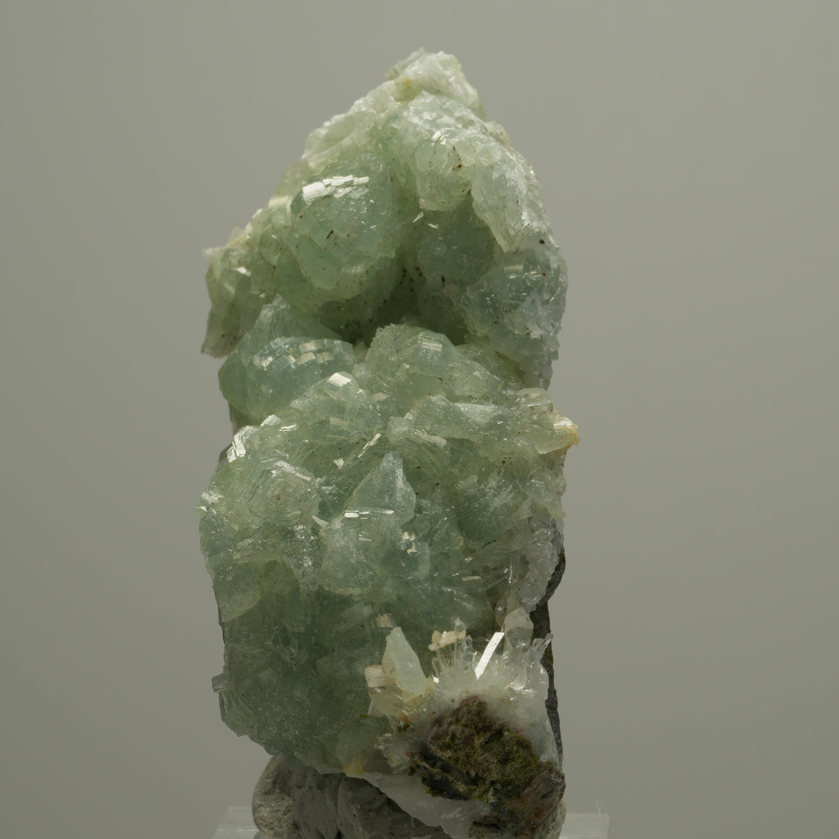 Starburst Quarz, Prehnit, Epidot auf Matrix Streep Mine, Namibia 69*40*28mm #14524