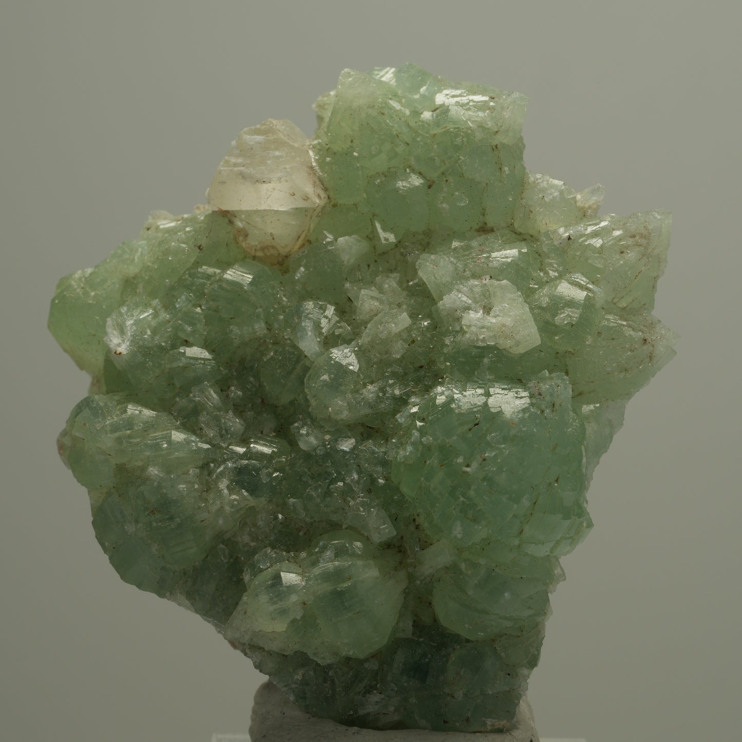 Seltene Prehnit, Calcit, Epidot Stufe Streep Mine, Goboboseb, Namibia 56*51*13mm #14525