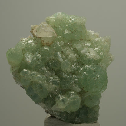 Seltene Prehnit, Calcit, Epidot Stufe Streep Mine, Goboboseb, Namibia 56*51*13mm #14525