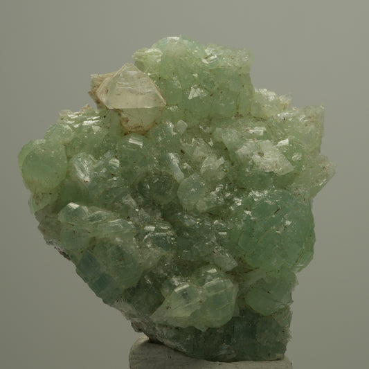 Seltene Prehnit, Calcit, Epidot Stufe Streep Mine, Goboboseb, Namibia 56*51*13mm #14525